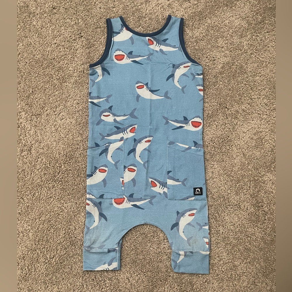 Rags to Raches Shark Romper
